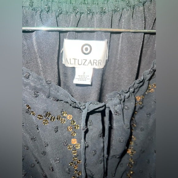 Altuzarra x Target Elegant Black Sheer Dress size 2 - Picture 6 of 7